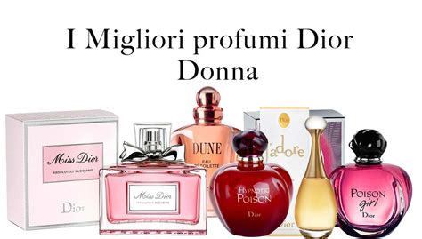 I 12 migliori profumi di Dior per Donna 